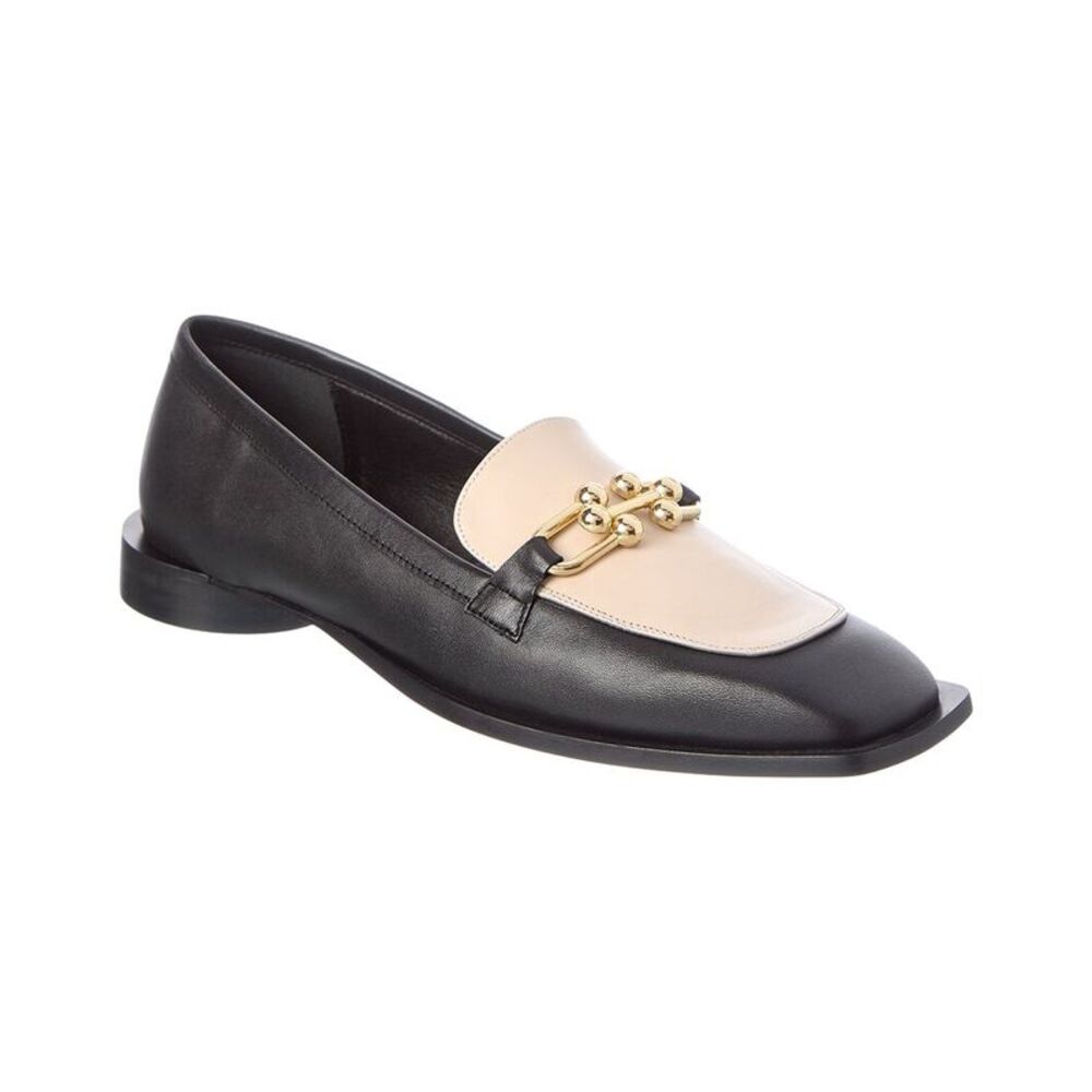 Alohas Spotlight Leather Loafer, Black